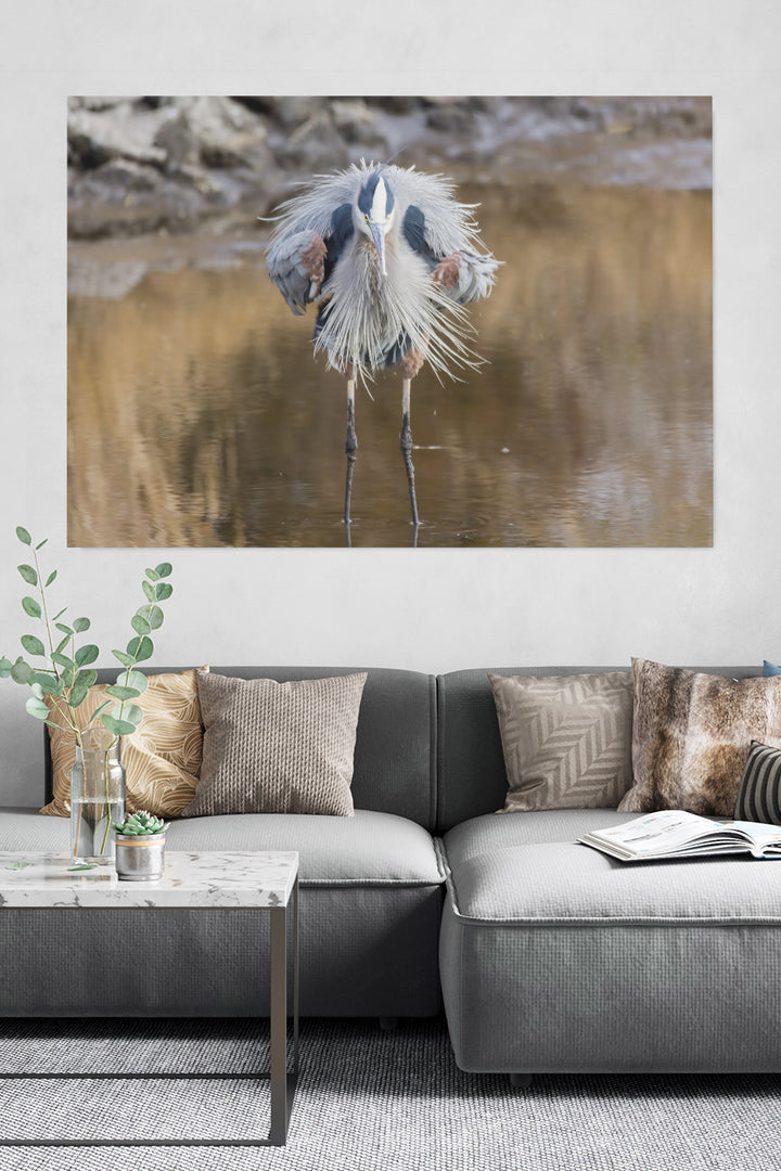 Vogel auf Stöcken