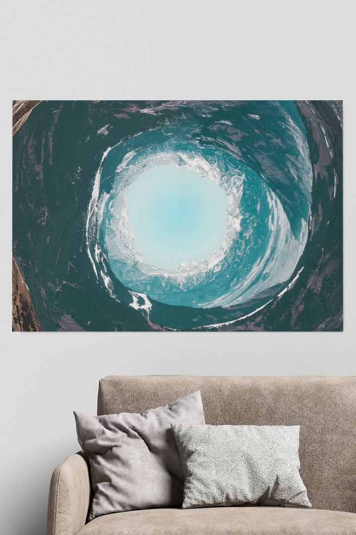 Blaue Blase
