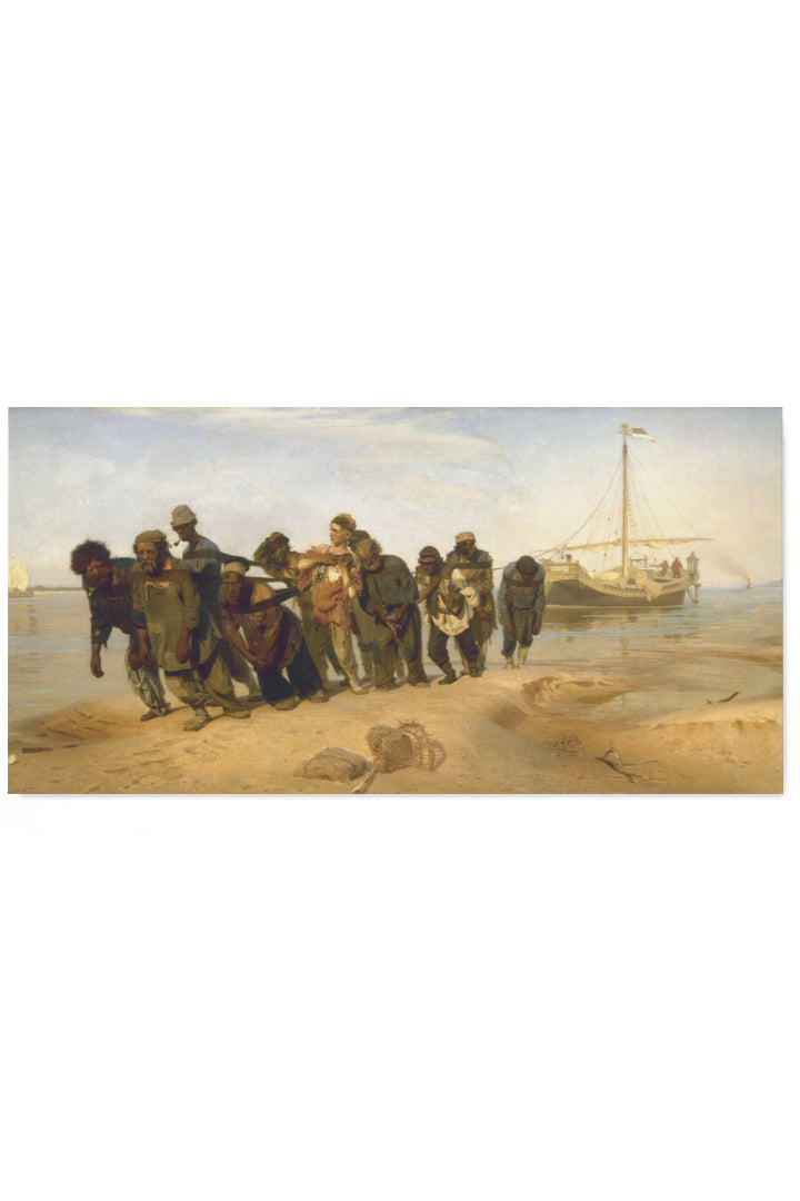 Lastkahntransporte auf der Wolga - Ilja Repin