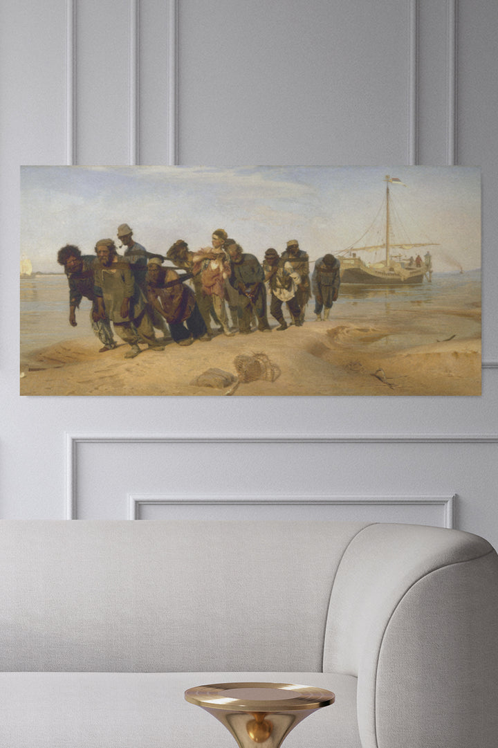 Lastkahntransporte auf der Wolga - Ilja Repin