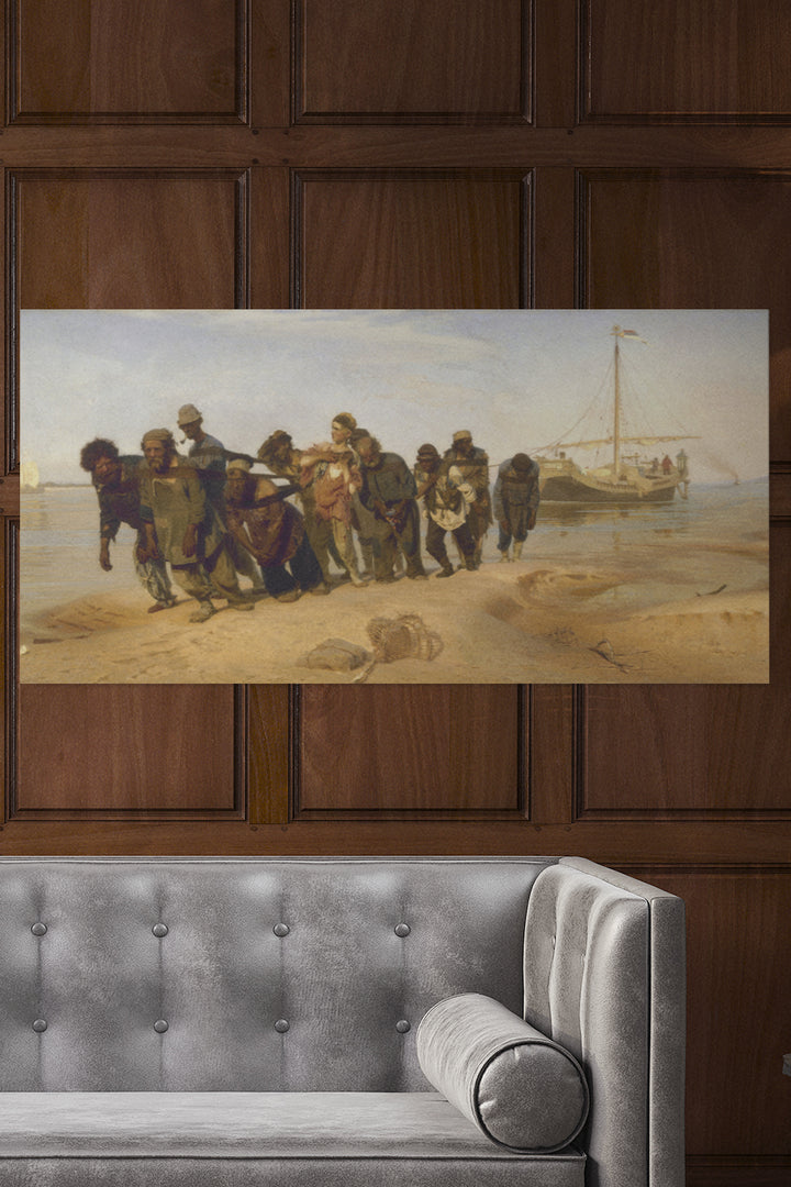Lastkahntransporte auf der Wolga - Ilja Repin