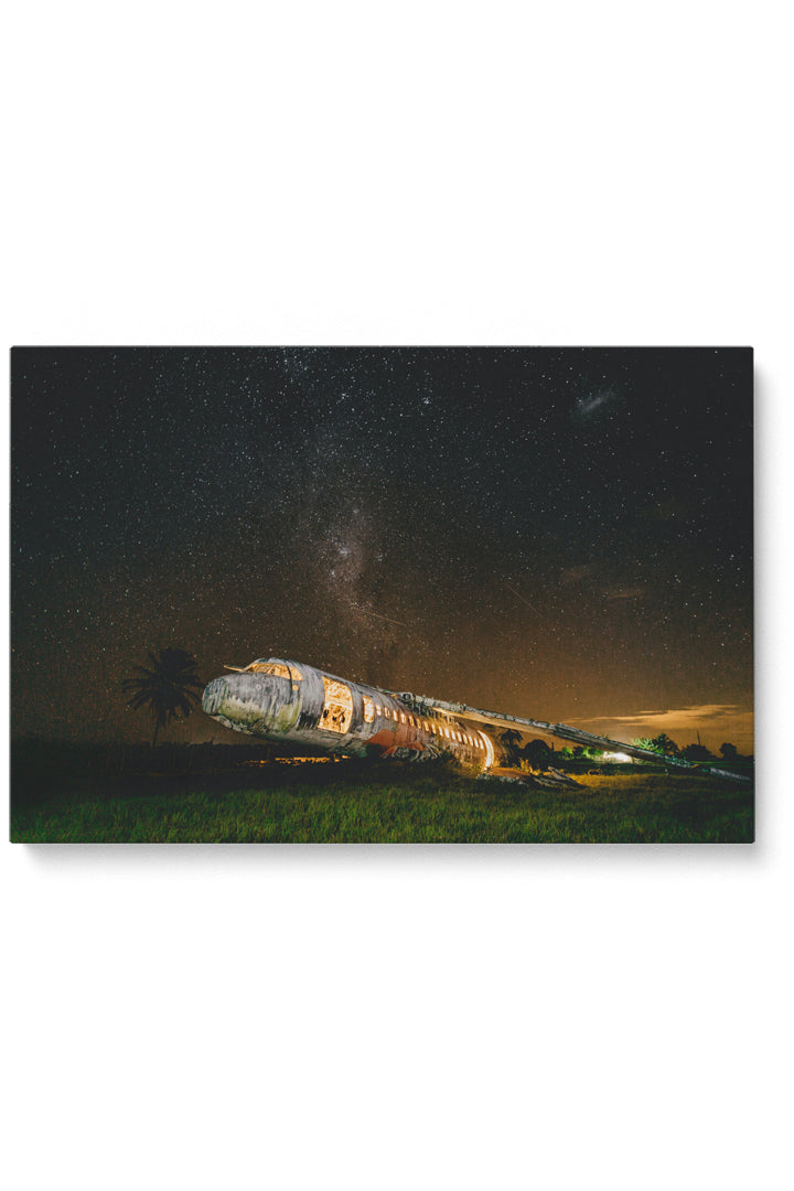 Flugzeug Sternenlicht