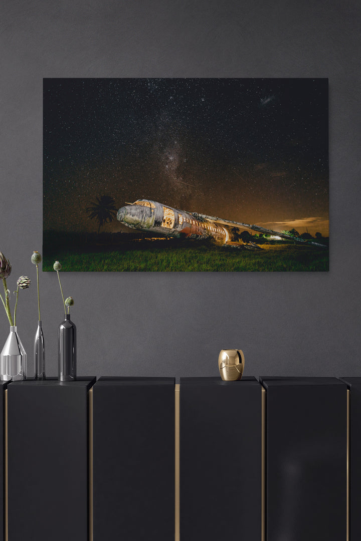 Flugzeug Sternenlicht