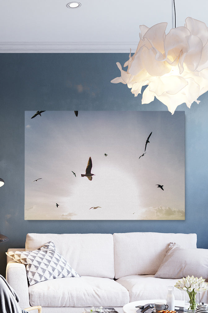 Fliegende Vögel