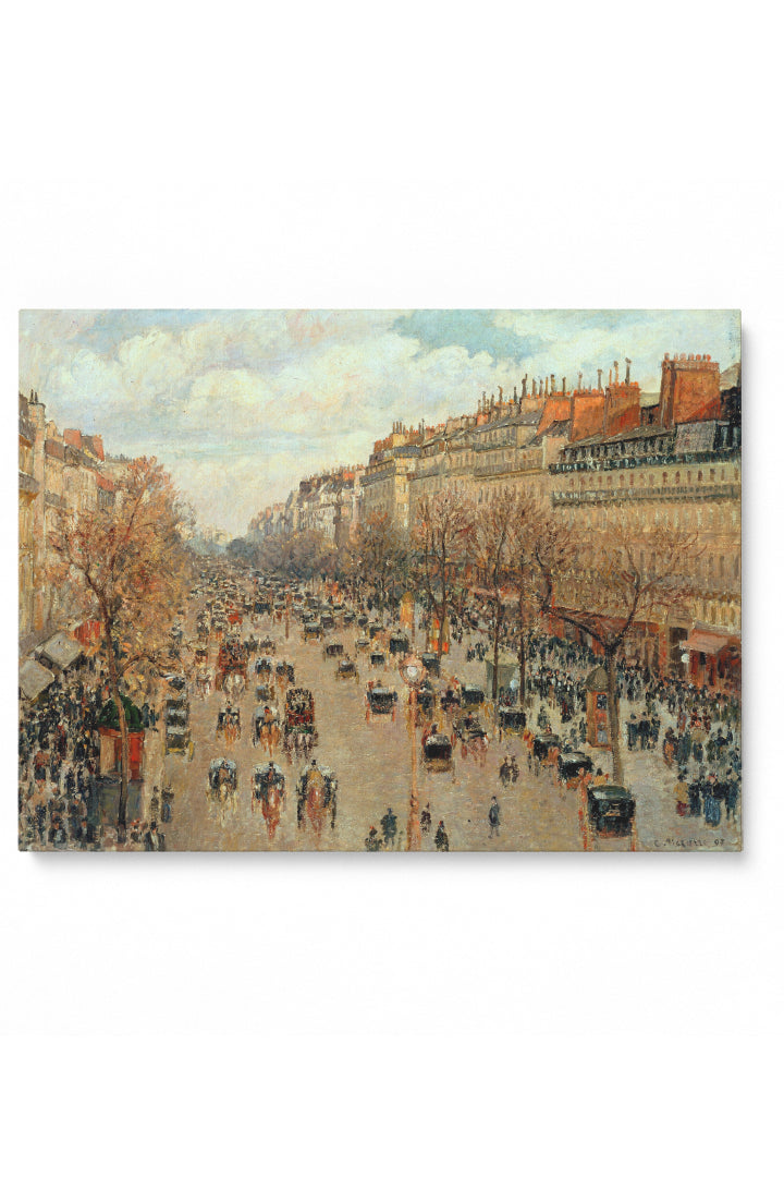 Boulevard Montmartre, Paris - Camille Pissarro