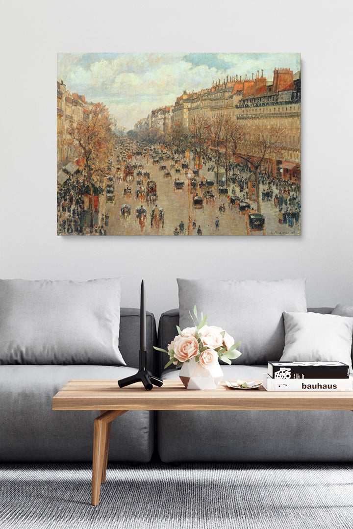 Boulevard Montmartre, Paris - Camille Pissarro