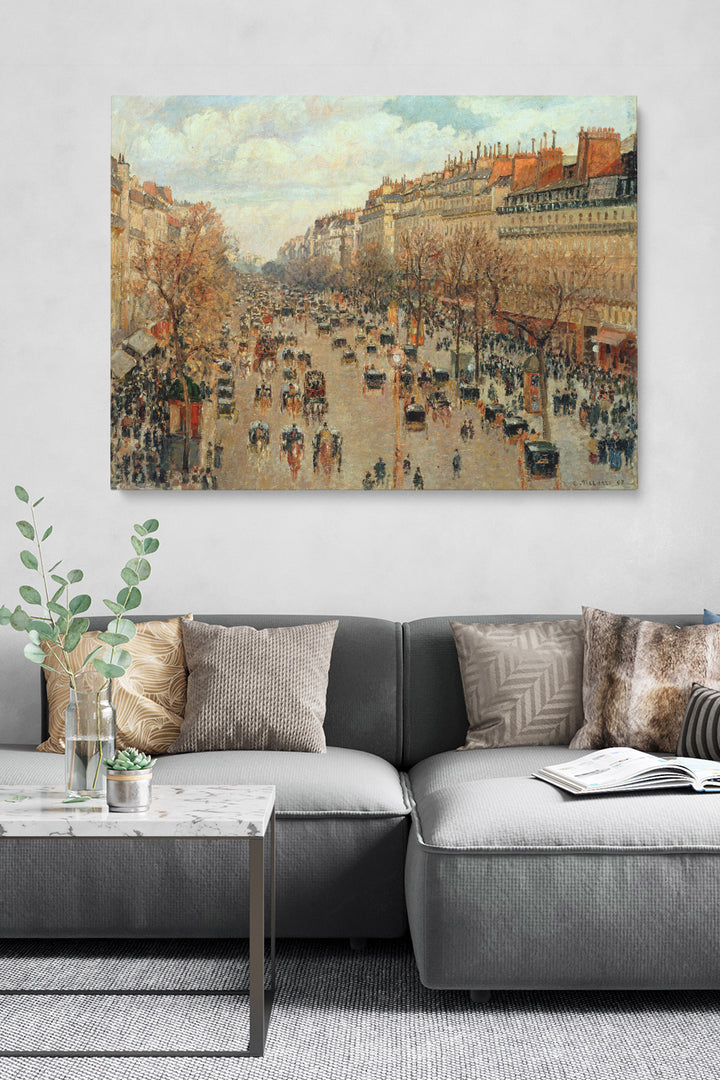 Boulevard Montmartre, Paris - Camille Pissarro