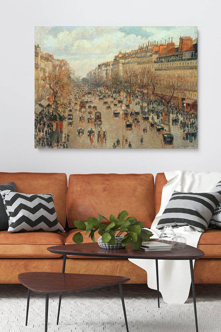 Boulevard Montmartre, Paris - Camille Pissarro
