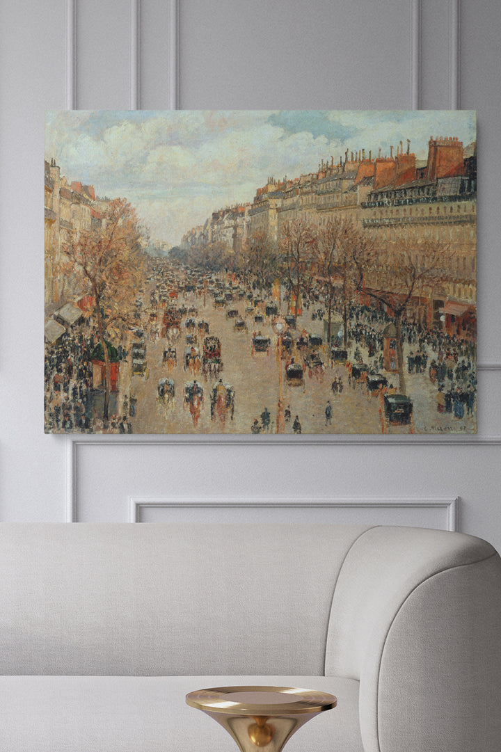 Boulevard Montmartre, Paris - Camille Pissarro