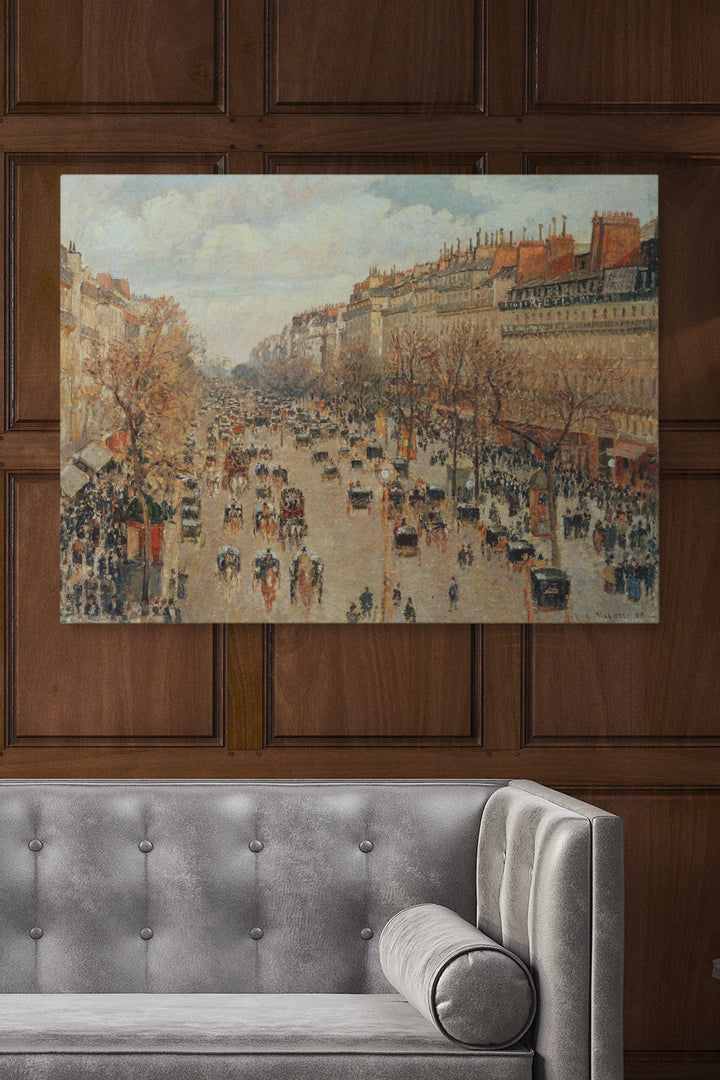 Boulevard Montmartre, Paris - Camille Pissarro