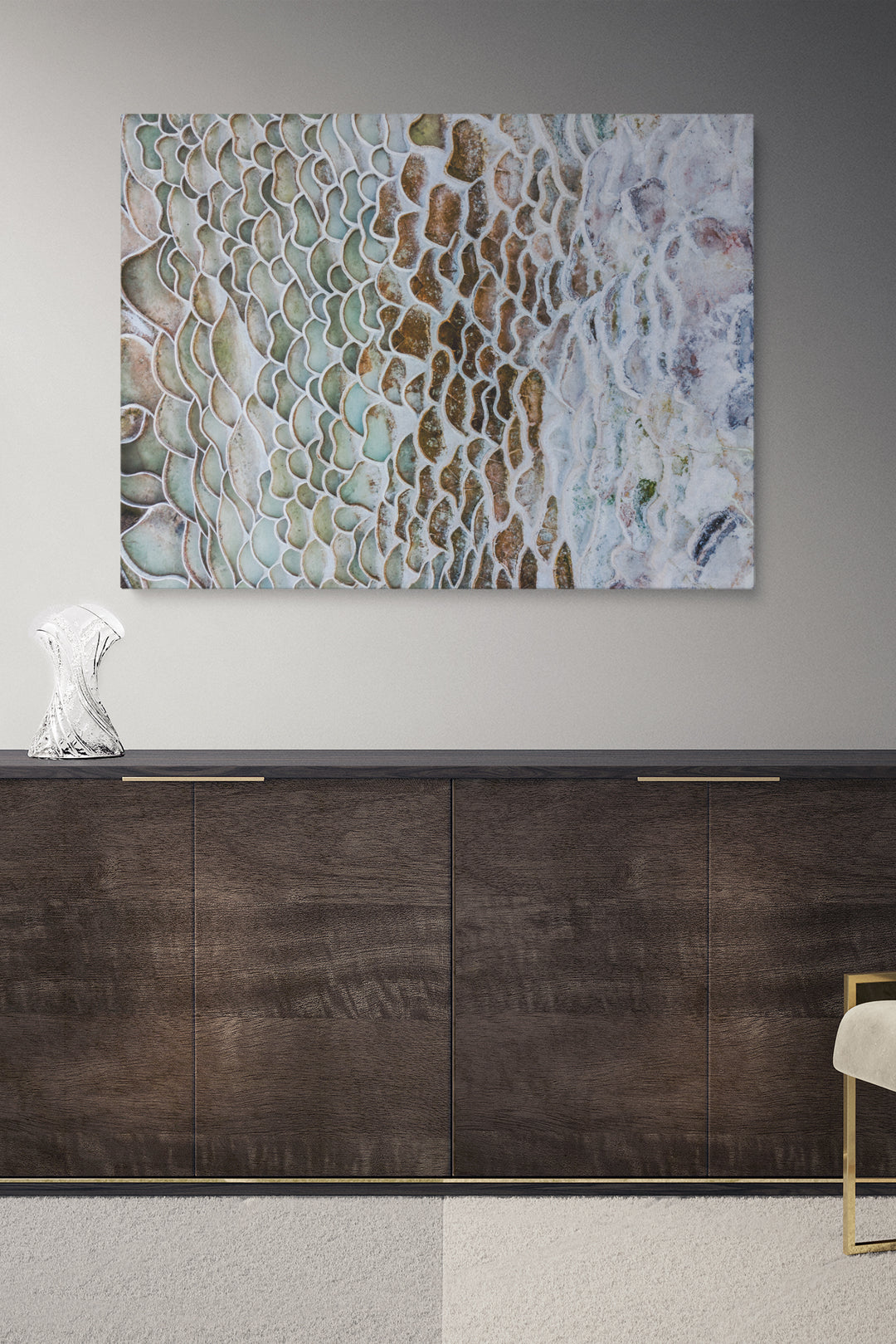 Moderne Kunst aus nächster Nähe