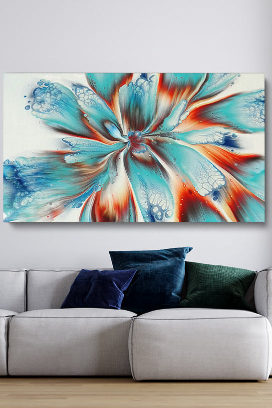 Blue And Orange Painting