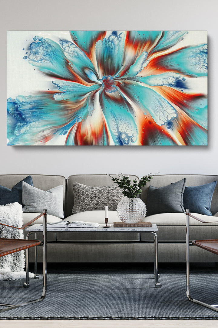 Blue And Orange Painting