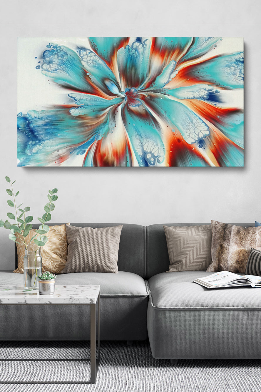 Blue And Orange Painting