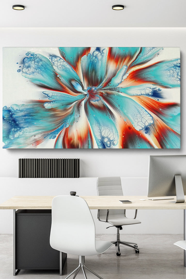 Blue And Orange Painting
