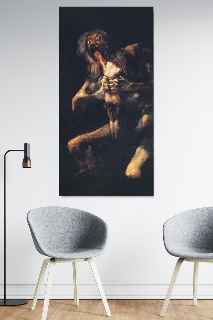 Saturn Devouring His Son - Francisco Goya