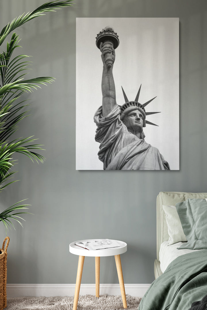 Grey Statue of Liberty