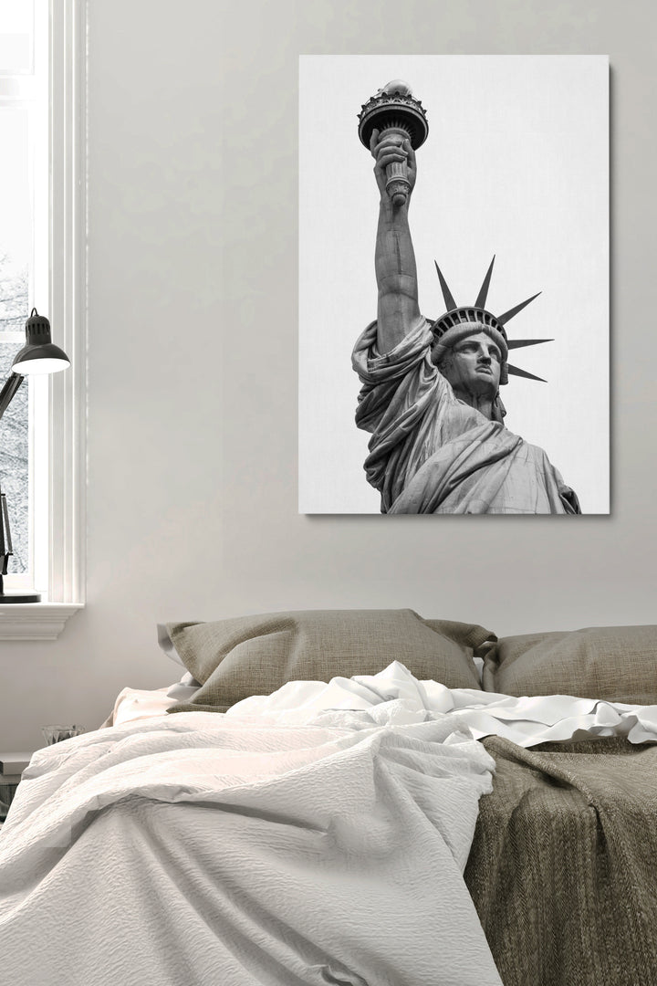Grey Statue of Liberty