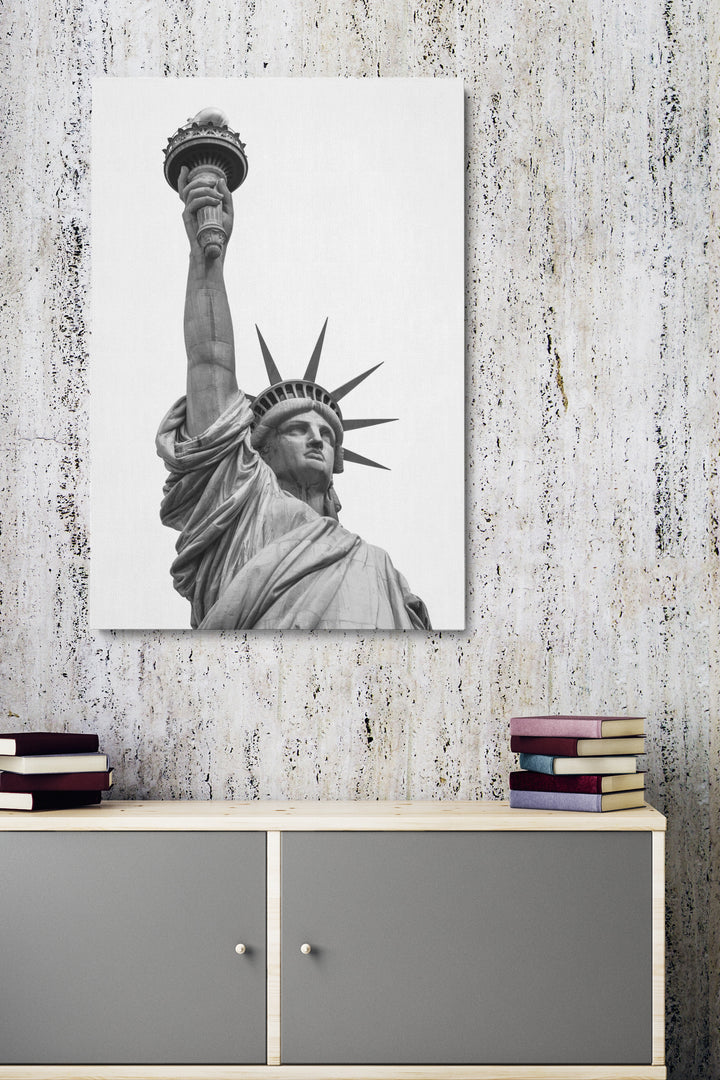 Grey Statue of Liberty