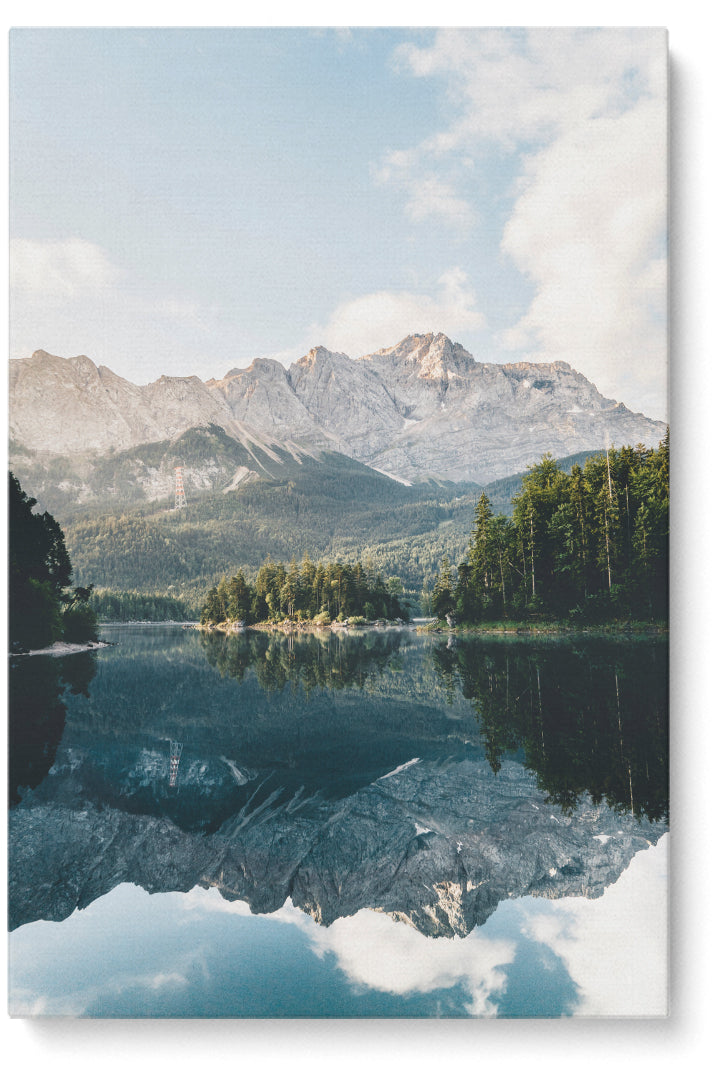 Lake Mirror Reflecting The Nature