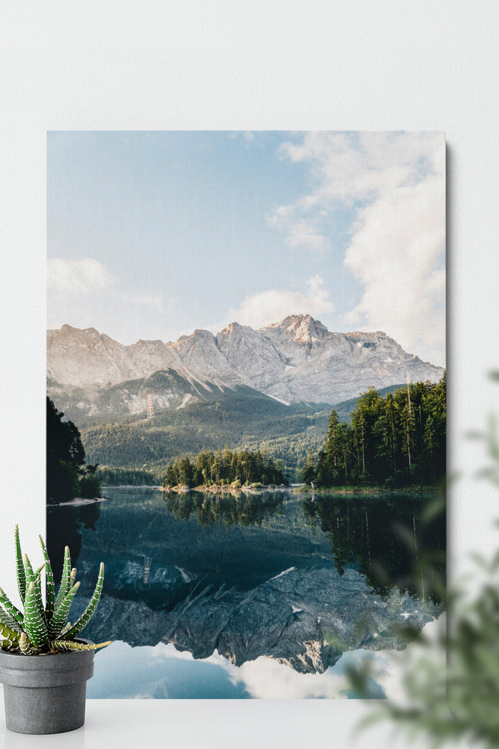 Lake Mirror Reflecting The Nature