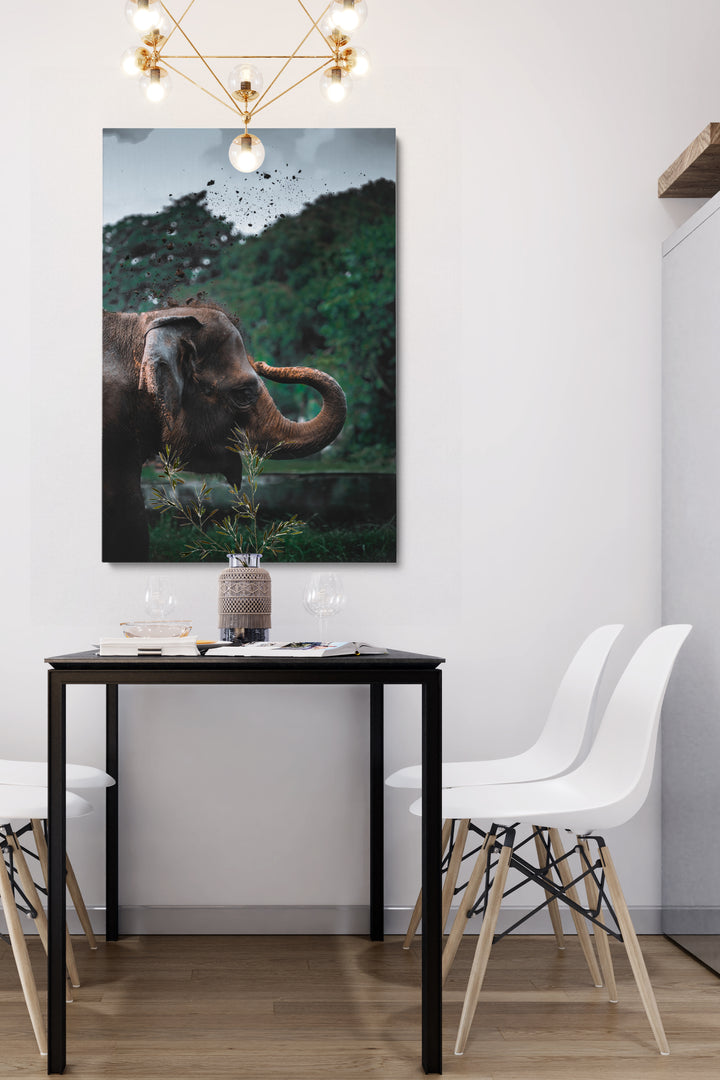 Verspielter Elefant