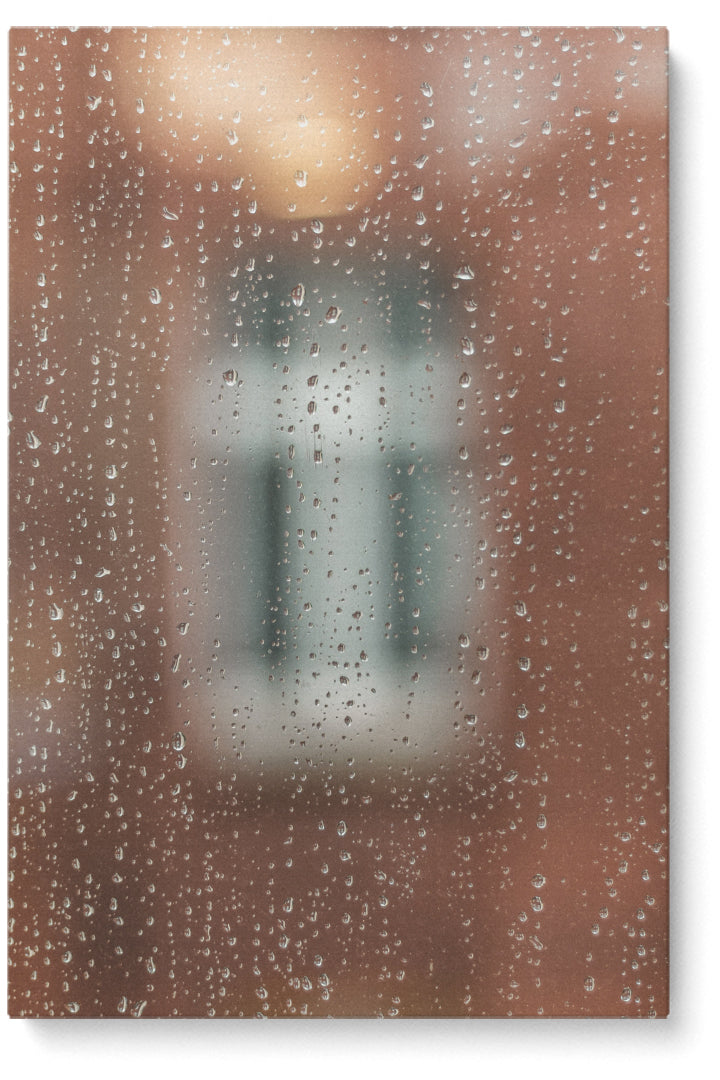 Wassertropfen am Fenster