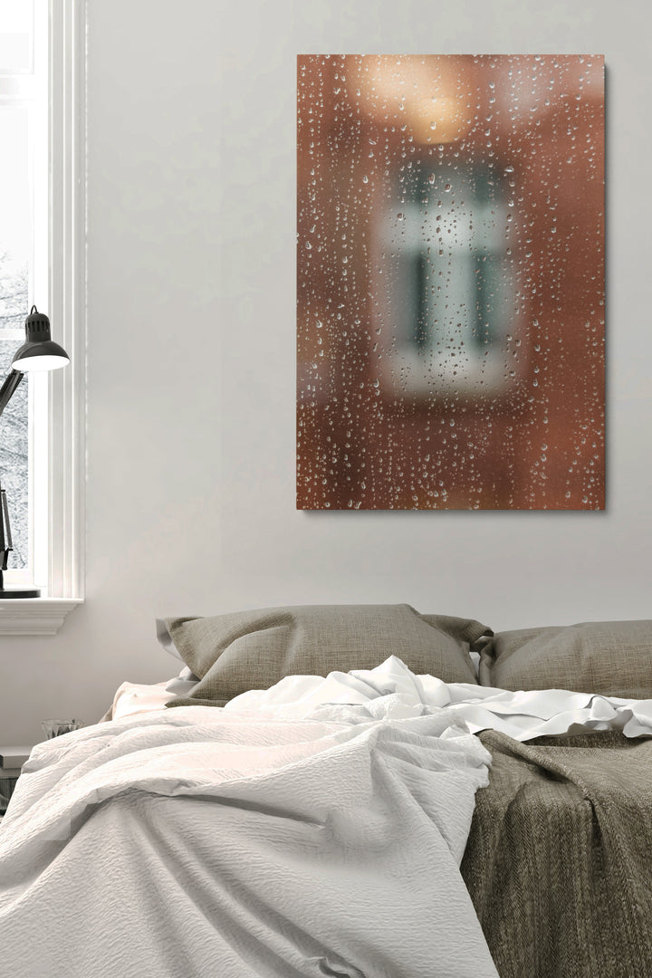 Wassertropfen am Fenster