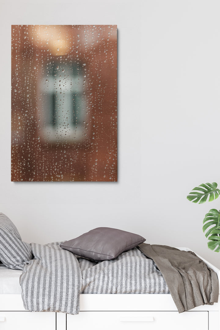 Wassertropfen am Fenster