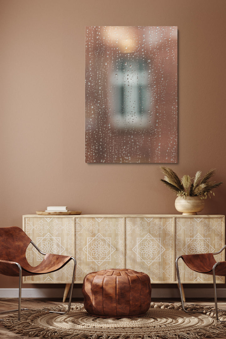 Wassertropfen am Fenster