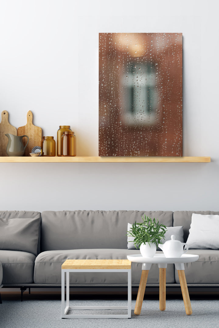 Wassertropfen am Fenster