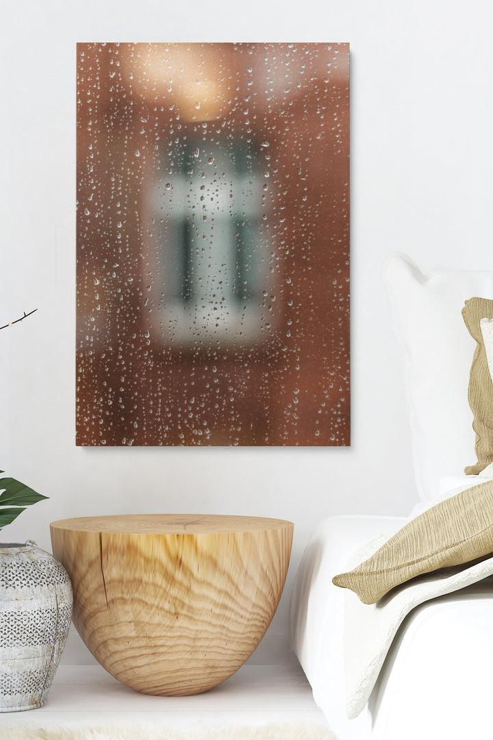 Wassertropfen am Fenster