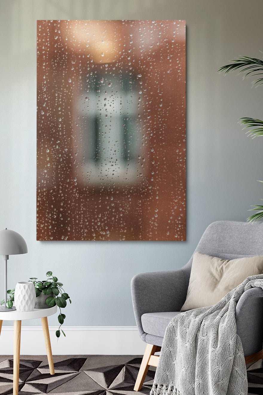 Wassertropfen am Fenster