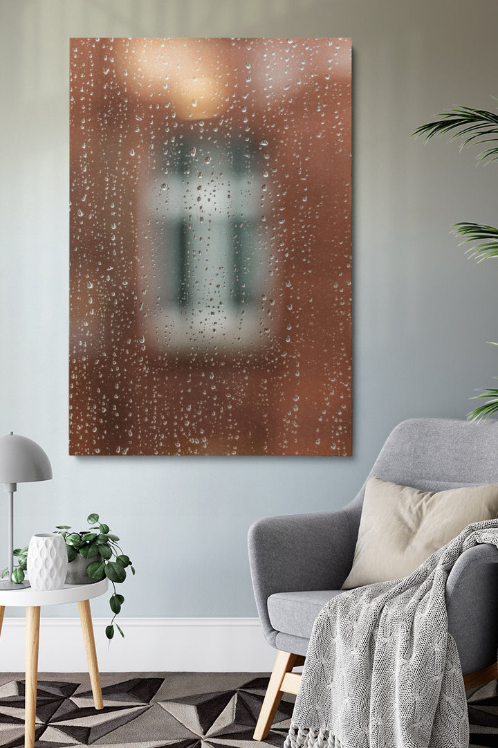 Wassertropfen am Fenster
