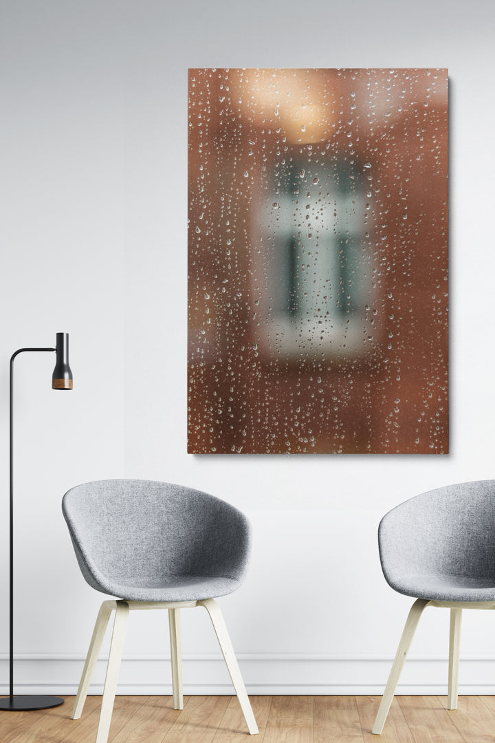 Wassertropfen am Fenster