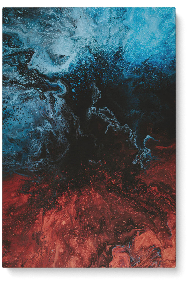 Blau Kupfer Abstrakt
