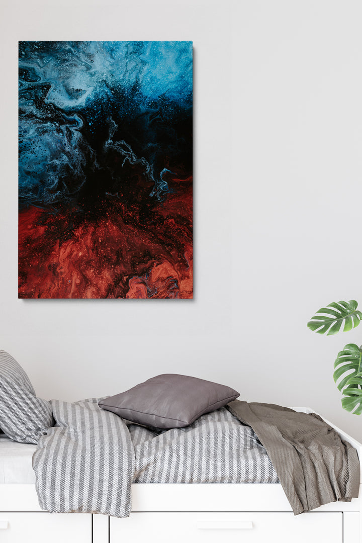 Blau Kupfer Abstrakt