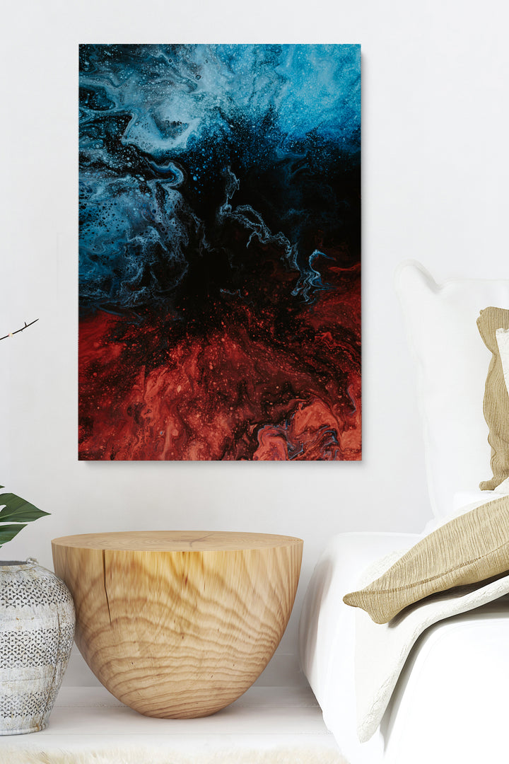Blau Kupfer Abstrakt