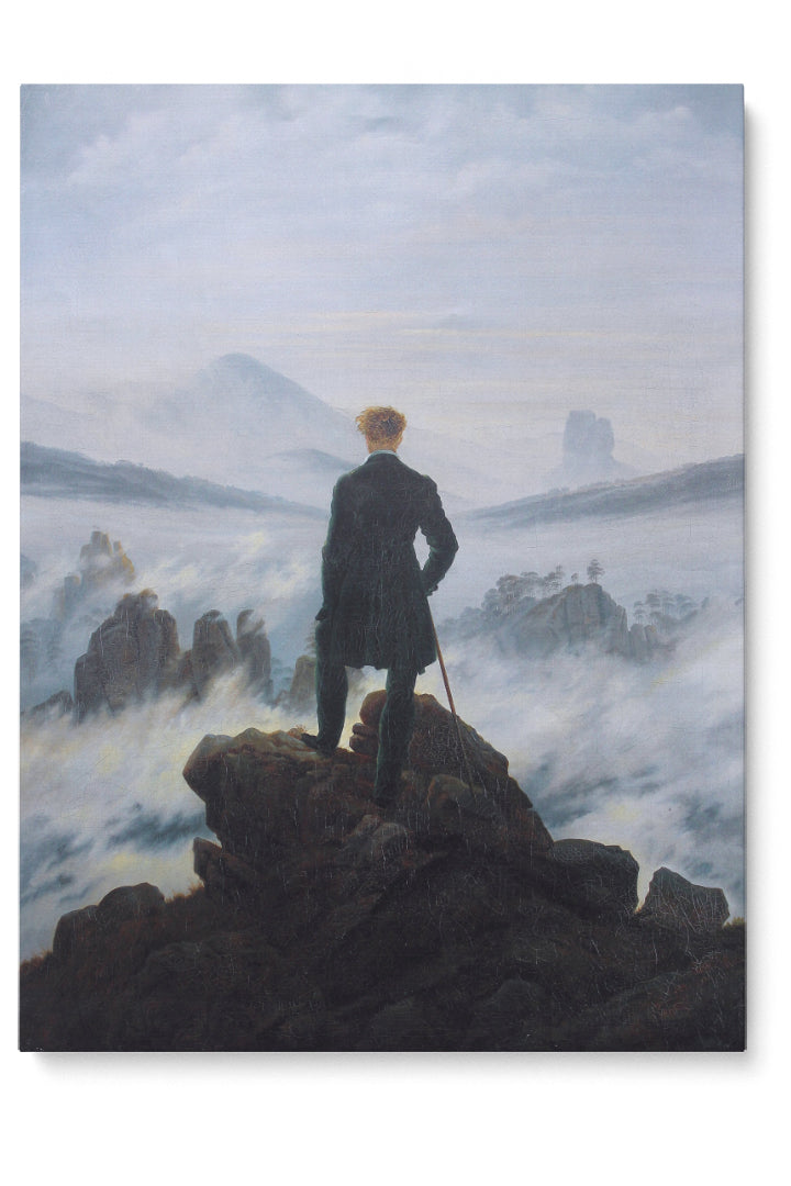 Wanderer über dem Nebelmeer - Caspar David Friedrich