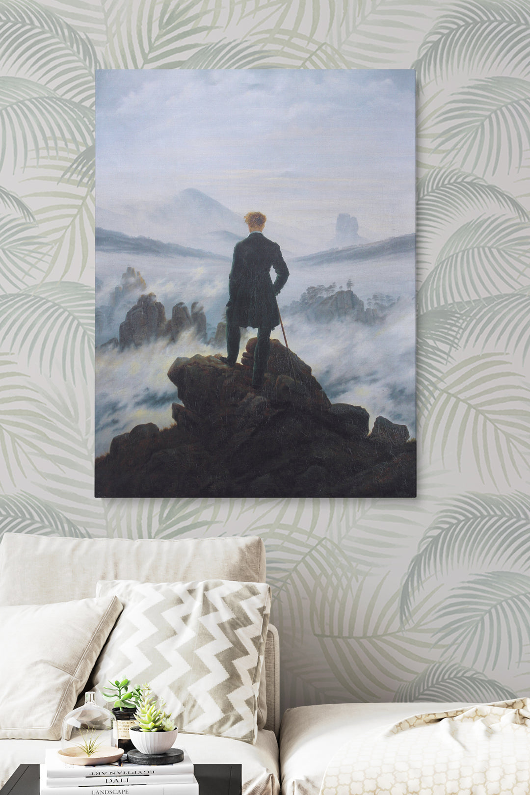 Wanderer über dem Nebelmeer - Caspar David Friedrich