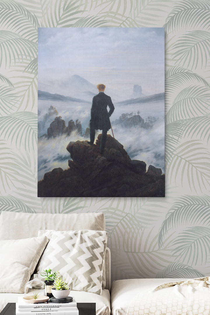 Wanderer über dem Nebelmeer - Caspar David Friedrich