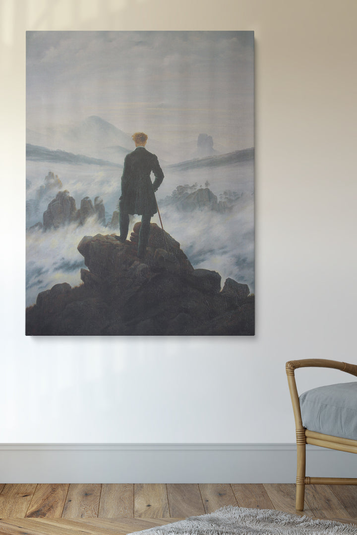 Wanderer über dem Nebelmeer - Caspar David Friedrich