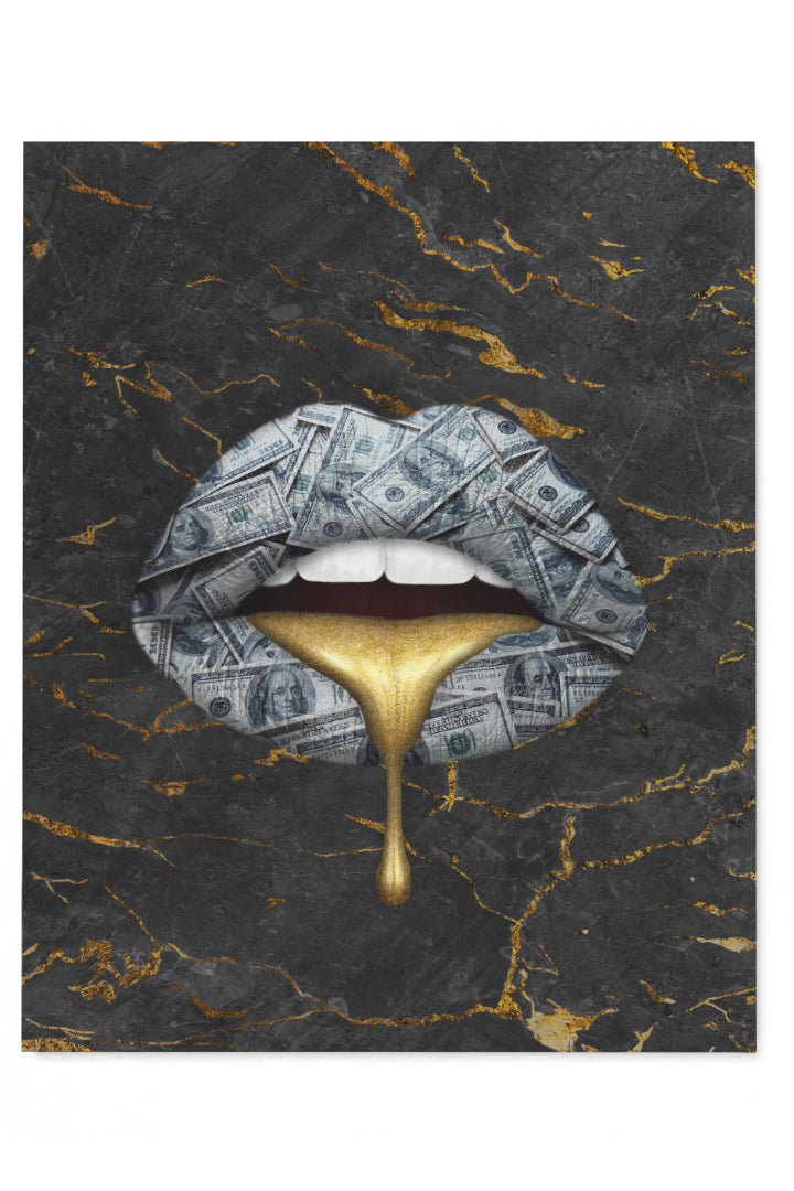 Drip Gold Lips
