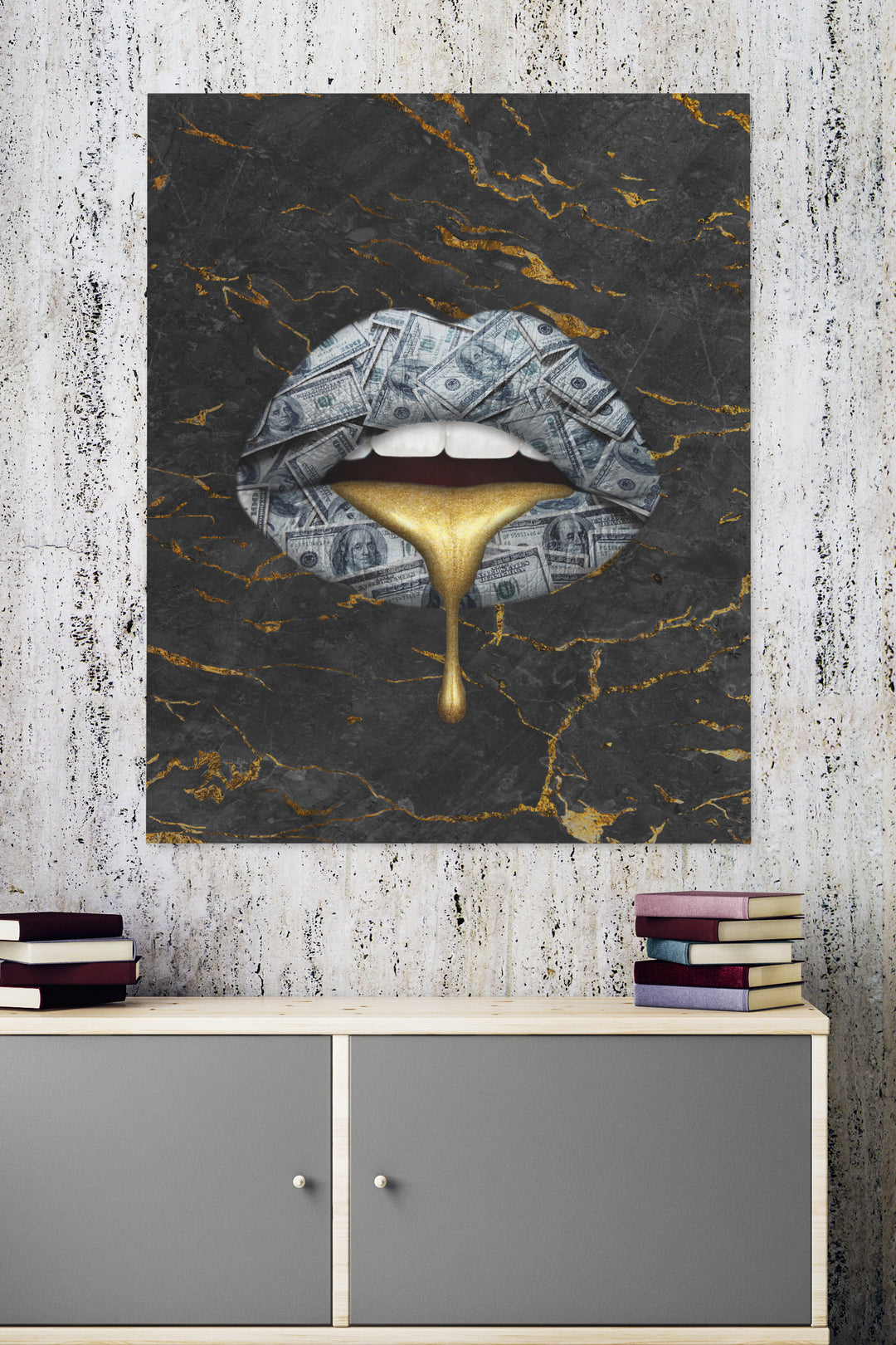Drip Gold Lips