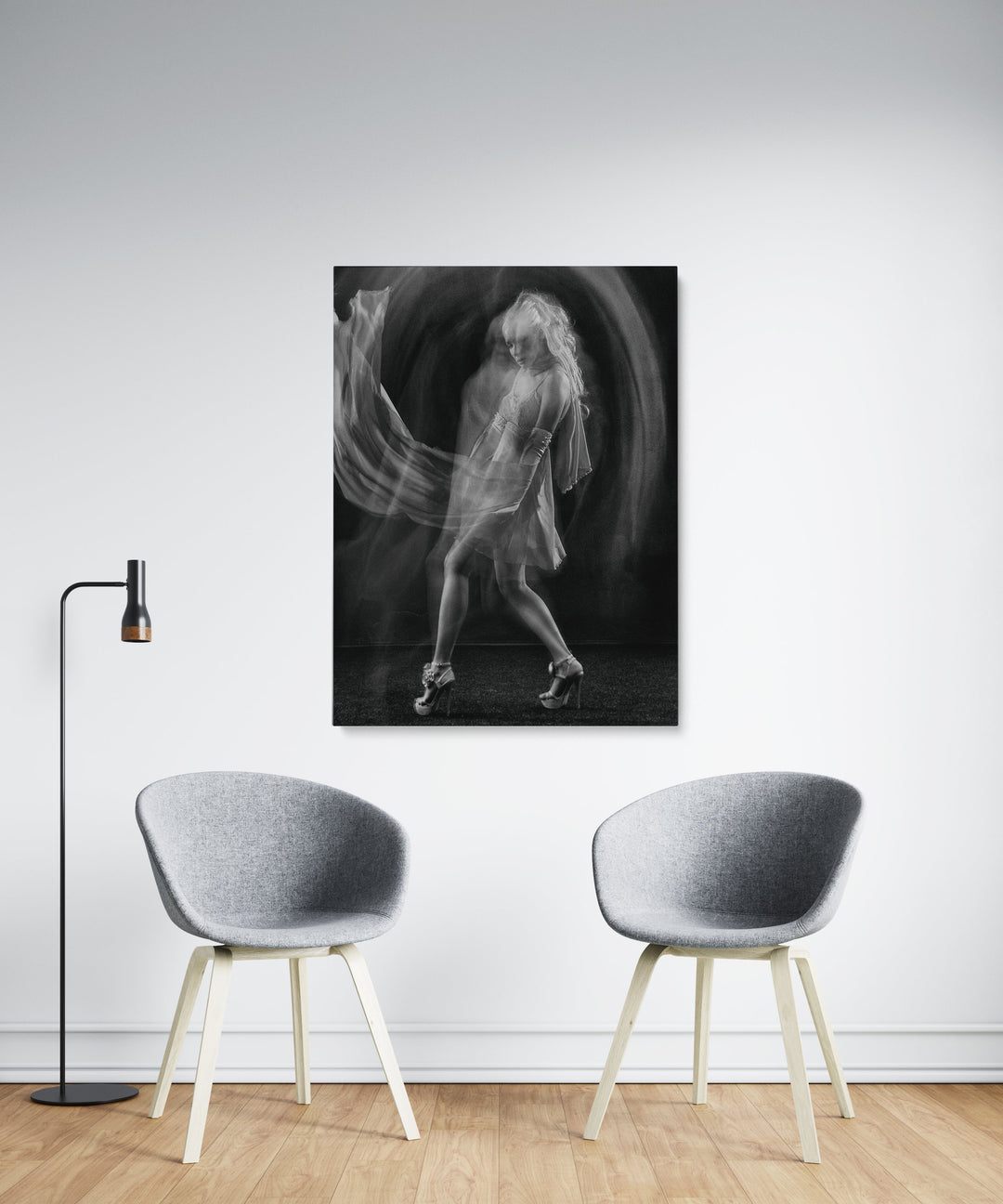 Blurry woman