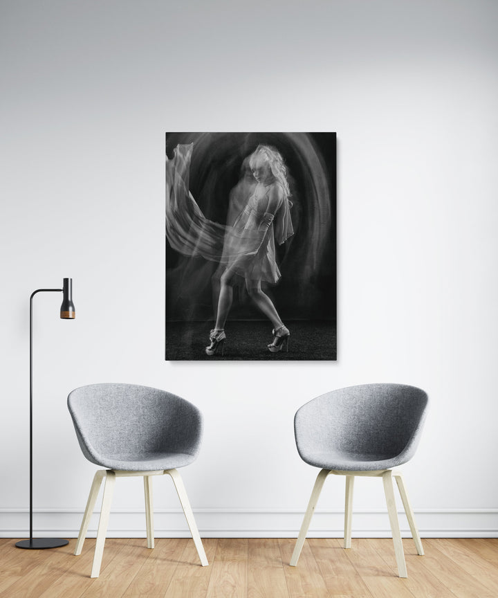 Blurry woman