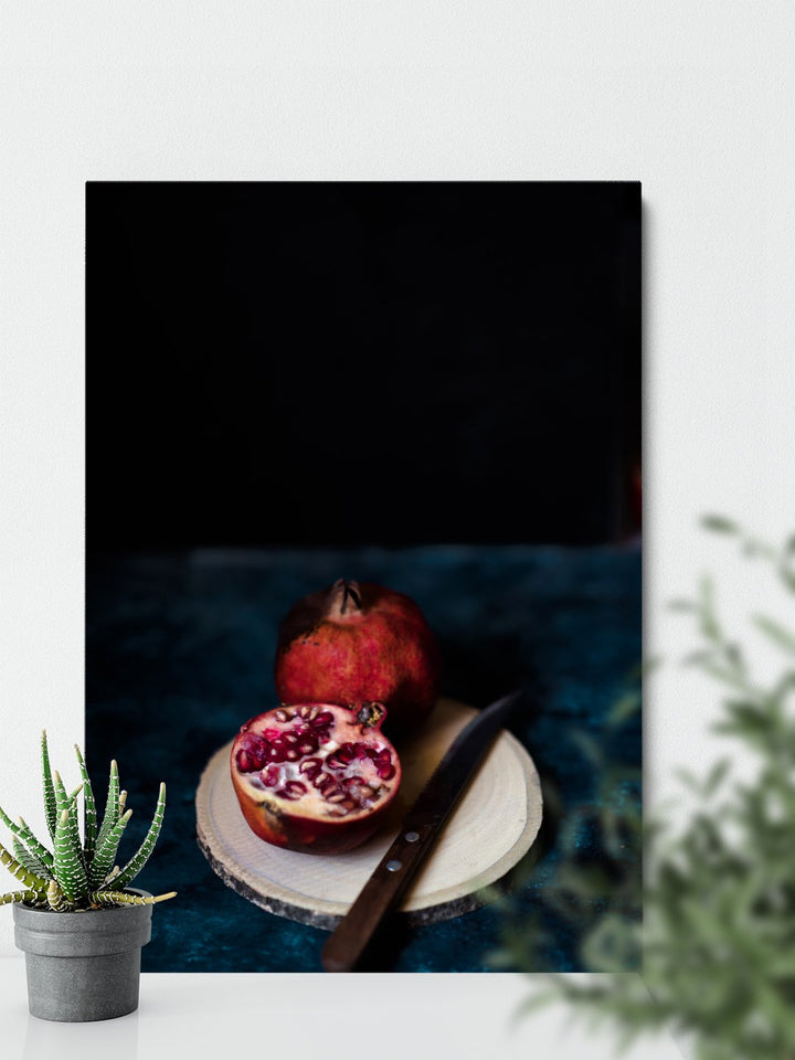 Granatapfel schneiden
