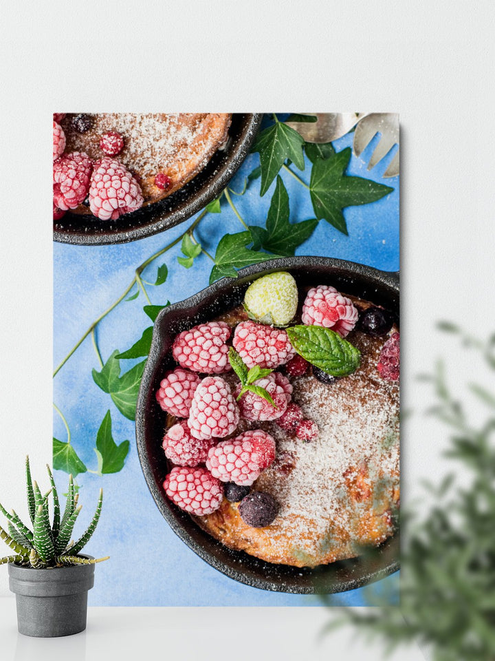 Frozen raspberries Bowl