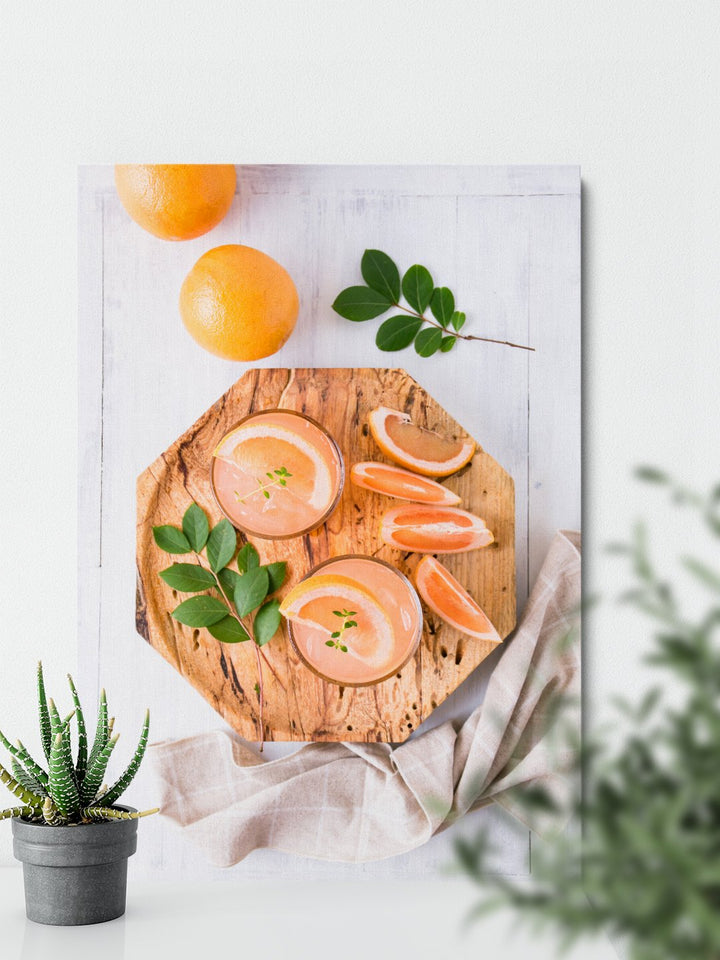 Grapefruit Drink Plate