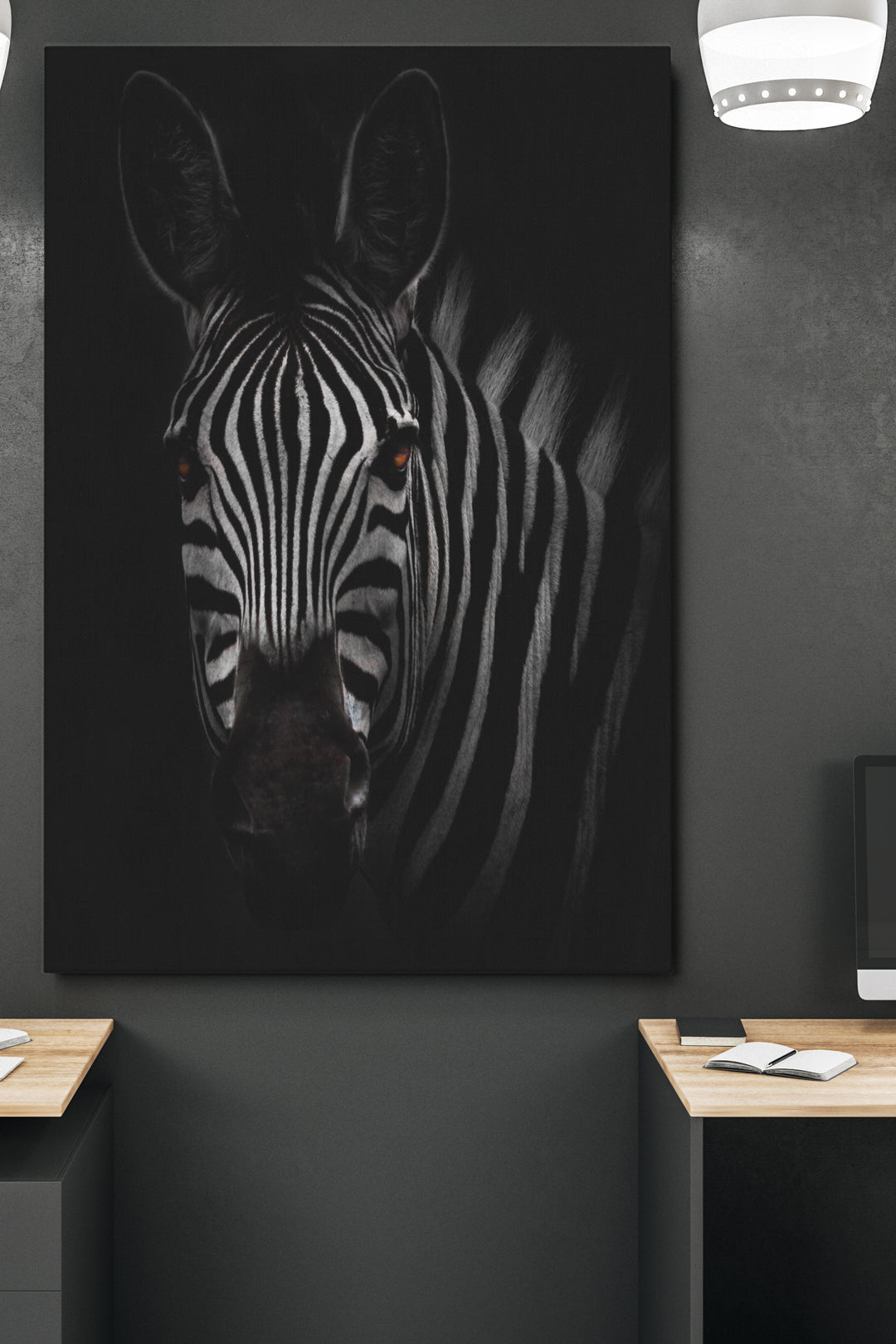 Orange Eyes Zebra